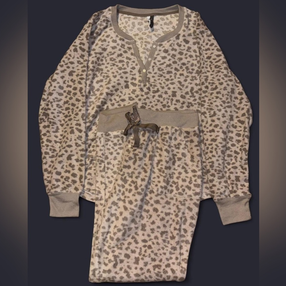Leopard Print Pajamas